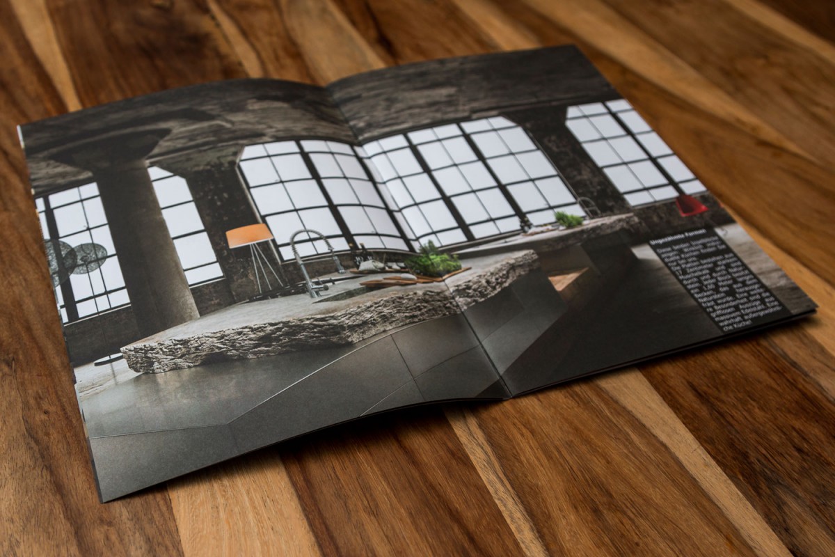 Imagebroschüre 4c-Druck auf Offsetpapier