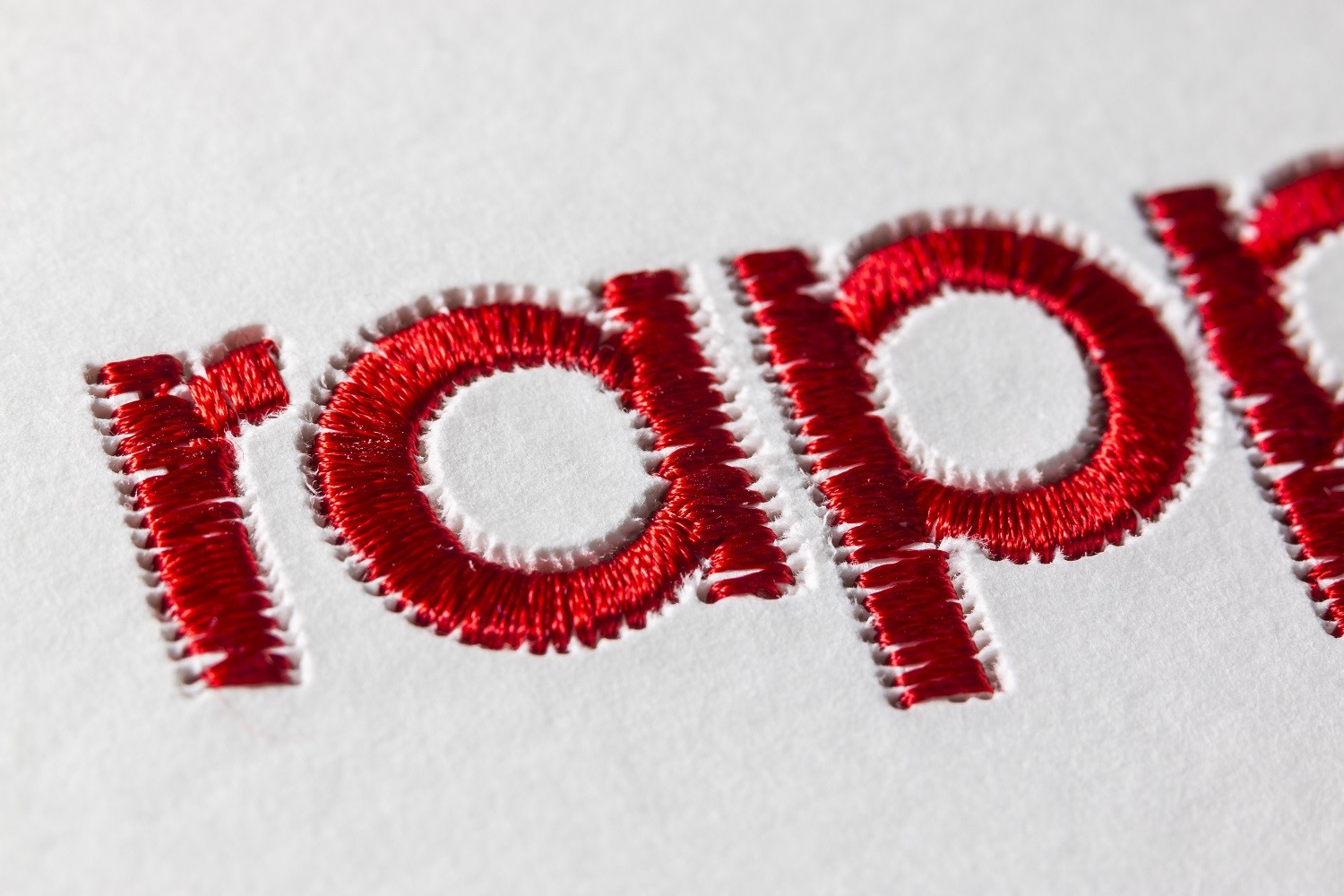 Rapp-Druck Logo genäht